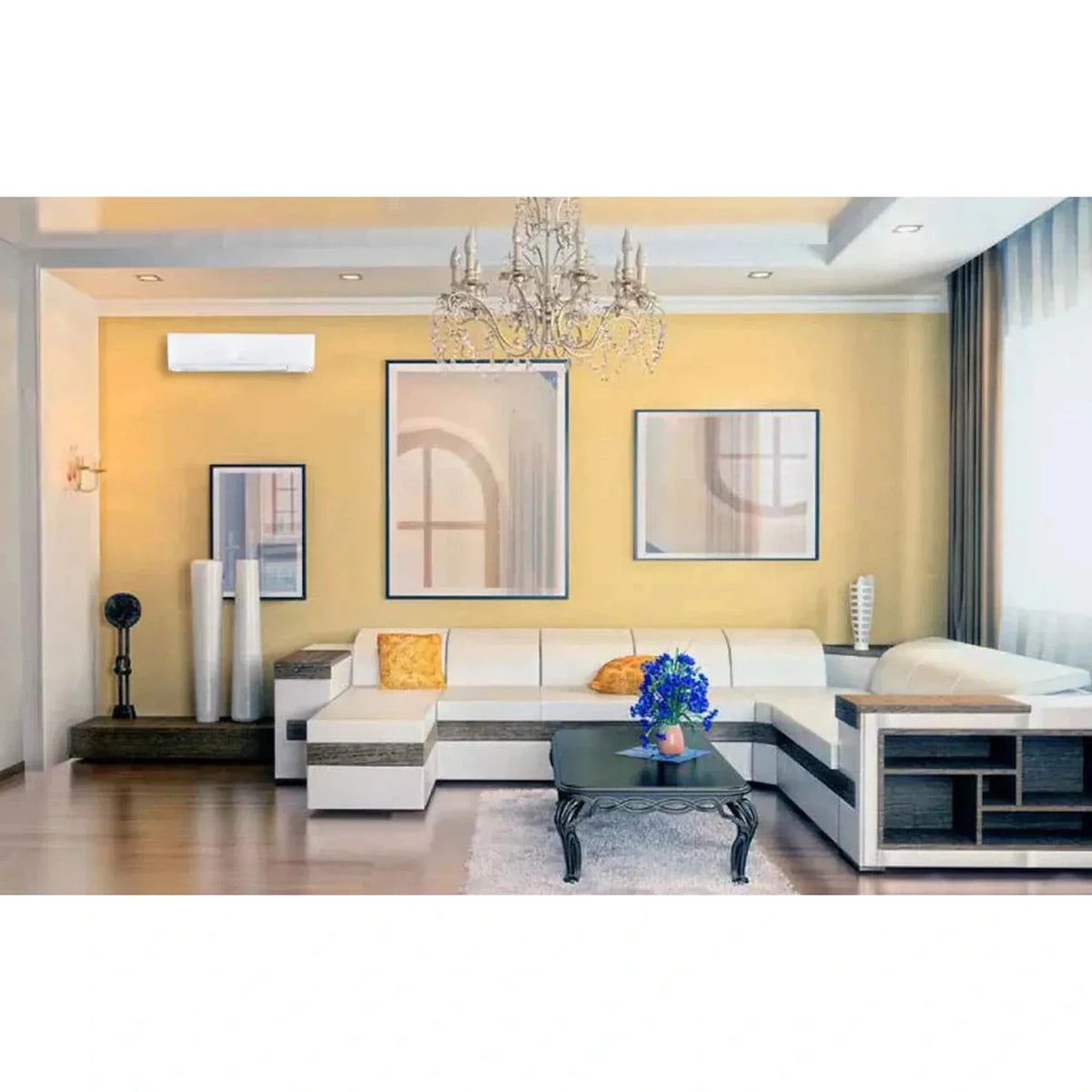 Daikin MXM Series 36000 BTU 20.6 SEER2 3 Zone R32 Ductless Mini Split Heat Pump System - 9K+18K+18K