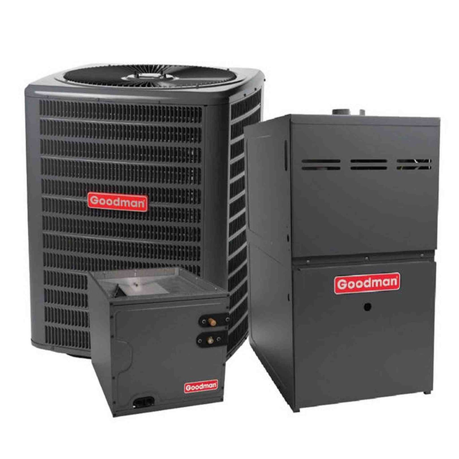 2 Ton 15.2 SEER2 R-32 60,000 BTU 80% AFUE Goodman Dual Fuel System - Upflow