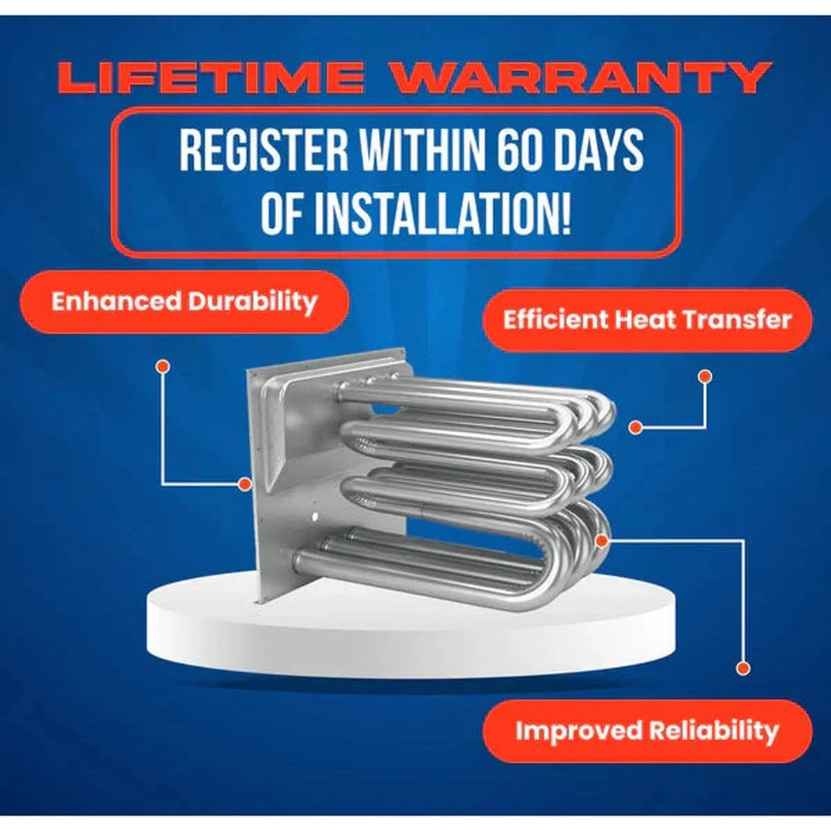 60,000 BTU 92% AFUE Single Stage Goodman Gas Furnace, Upflow/Horizontal